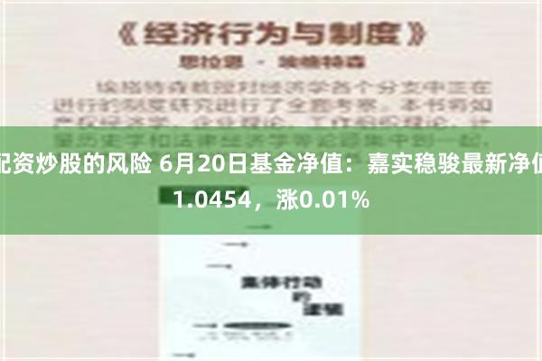 配资炒股的风险 6月20日基金净值：嘉实稳骏最新净值1.0454，涨0.01%