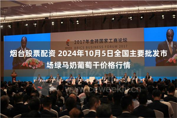 烟台股票配资 2024年10月5日全国主要批发市场绿马奶葡萄干价格行情